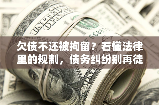 济南欠债不还被拘留？看懂法律里的规制，债务纠纷别再徒劳奔波