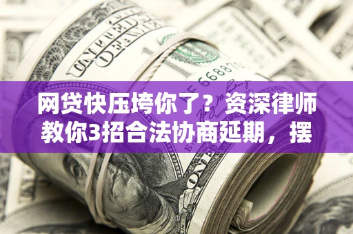 济南网贷快压垮你了？资深律师教你3招合法协商延期，摆脱暴力催收！